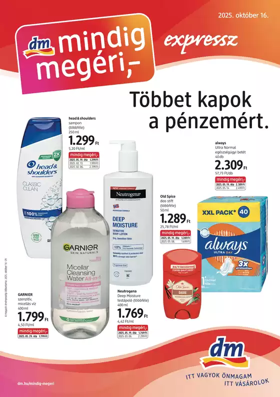 DM katalógus | Októberi magazin expressz | 2025-10-19T00:00:00.000Z - 2025-11-02T00:00:00.000Z