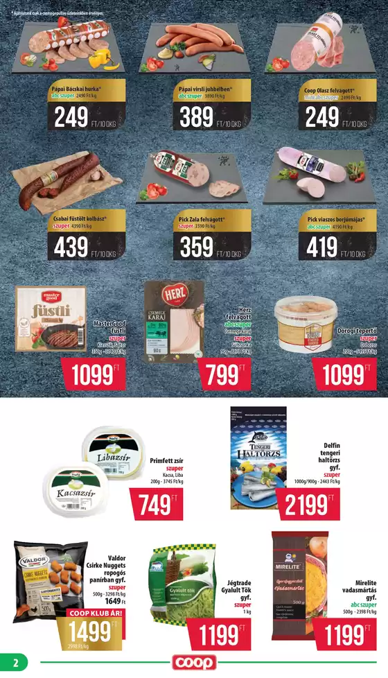 Coop regionális szórólap október 4. hét - Mecsek