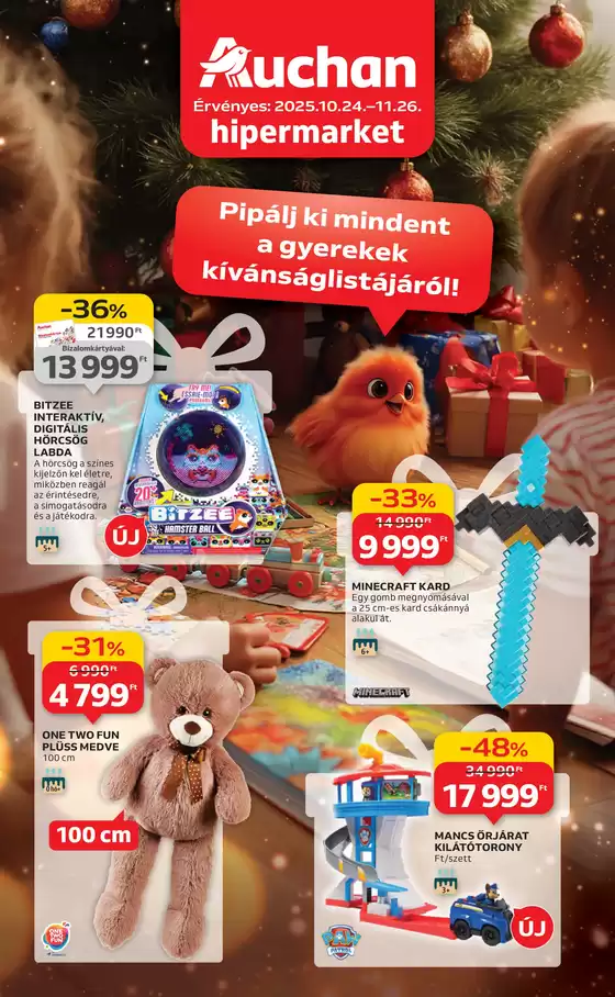 Auchan katalógus | Csúcsajánlatok minden ügyfélnek | 2025-10-20T00:00:00.000Z - 2025-11-26T00:00:00.000Z