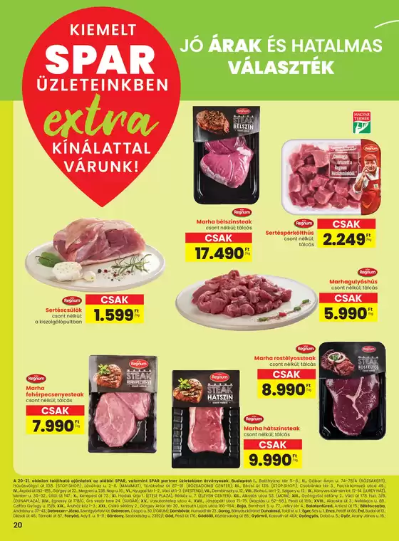 Spar katalógus | SPAR Extra | 2025-10-23T00:00:00.000Z - 2025-11-06T00:00:00.000Z