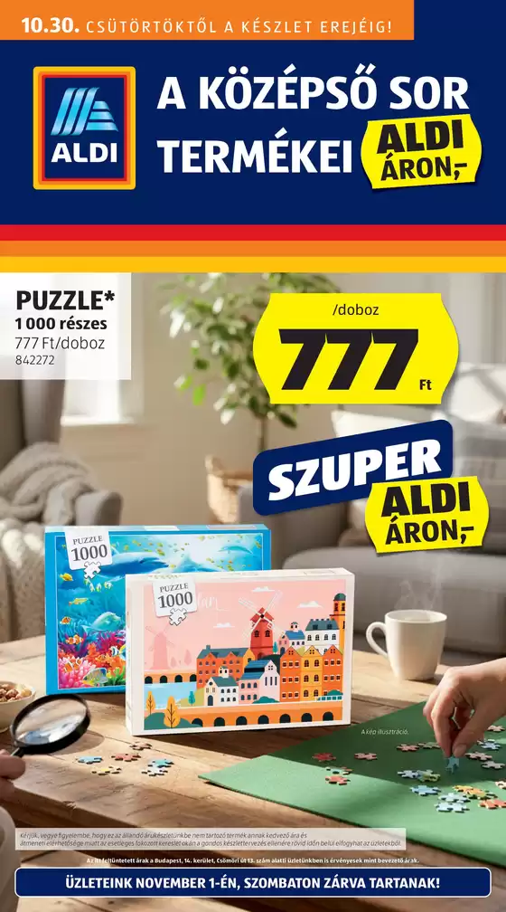 Aldi katalógus, Bicske | Csúcsajánlatok minden ügyfélnek | 2025-10-26T00:00:00.000Z - 2025-11-09T00:00:00.000Z