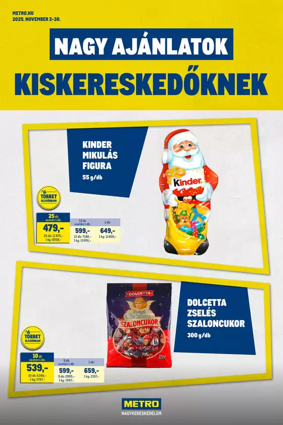 Metro katalógus, Tiszafüred | Nagy Ajánlatok Kiskereskedőknek 2025/11 | 2025-11-02T00:00:00.000Z - 2025-11-30T00:00:00.000Z