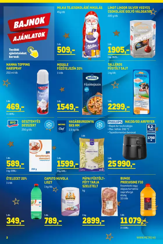 Élelmiszer és Szezonális katalógus! 2025/11