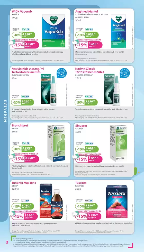 Kulcs Patikak akciós