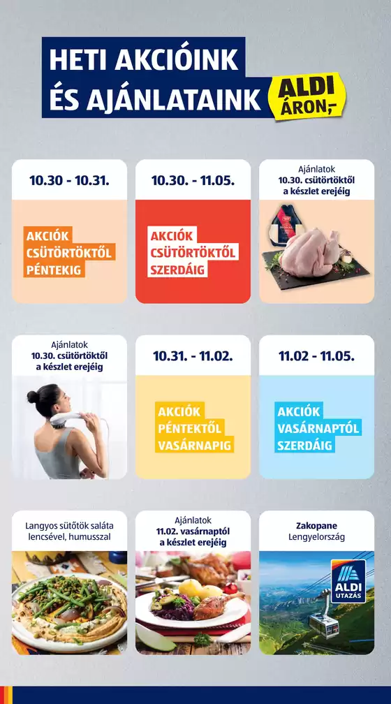 Következő heti ALDI akciós újság