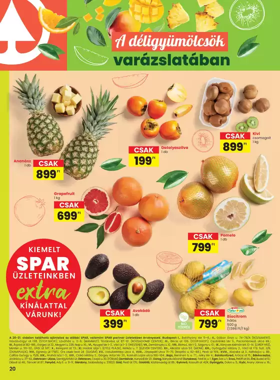 Spar katalógus, Tiszakécske | Nagyszerű ajánlat a kedvezményvadászoknak | 2025-11-01T00:00:00.000Z - 2025-11-15T00:00:00.000Z