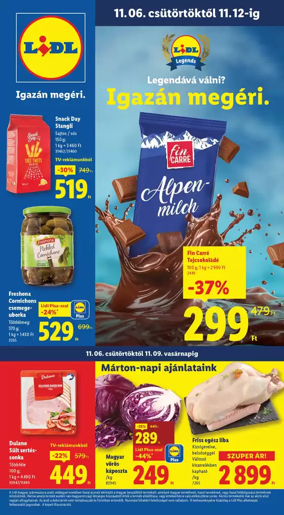 Lidl katalógus, Verpelét | Akciós újság – 45. hét | 2025-11-06T00:00:00.000Z - 2025-11-12T00:00:00.000Z