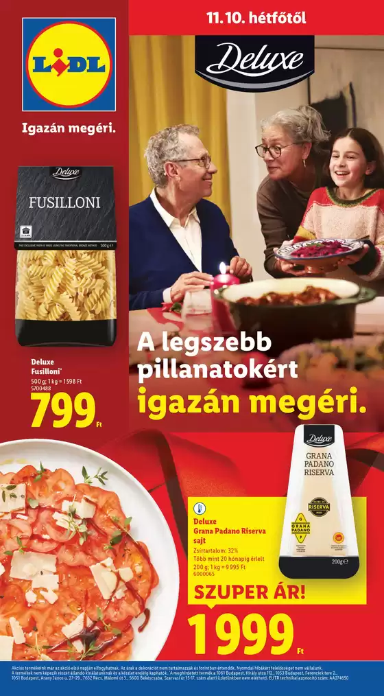 Lidl katalógus, Verpelét | Deluxe katalógus | 2025-11-06T00:00:00.000Z - 2025-12-28T00:00:00.000Z