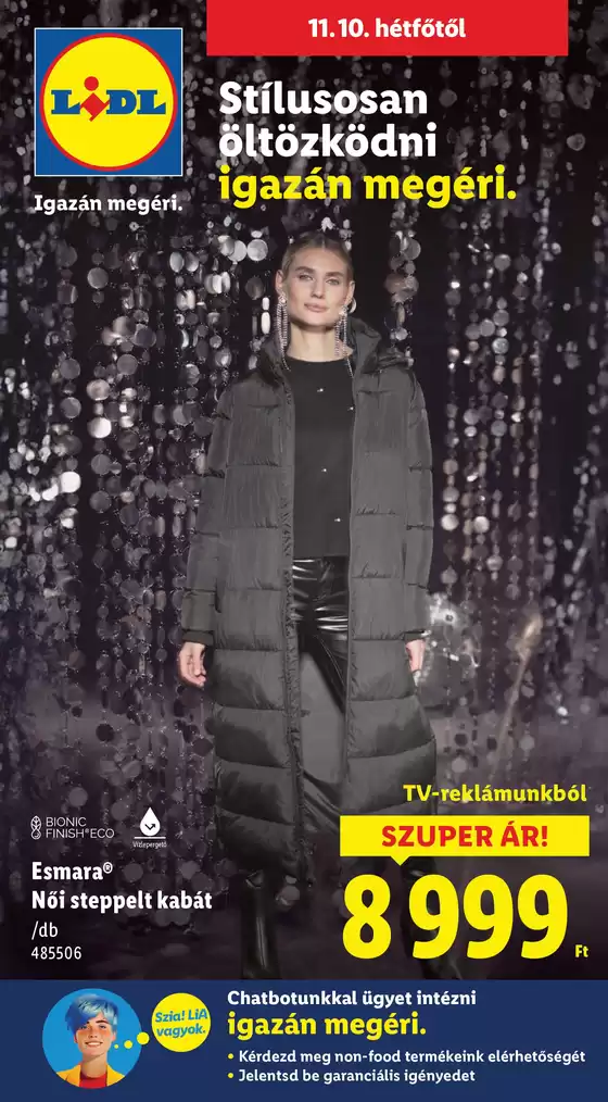 Lidl katalógus, Verpelét | Nonfood kínálatunk - 45. hét | 2025-11-06T00:00:00.000Z - 2025-11-12T00:00:00.000Z