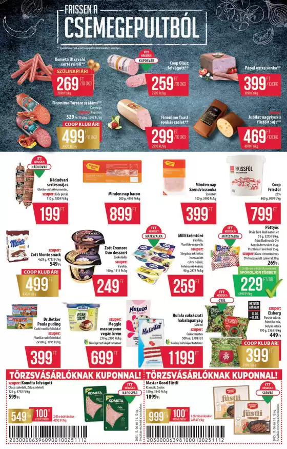 Coop országos szórólap november 2. hét - Abc-Szuper