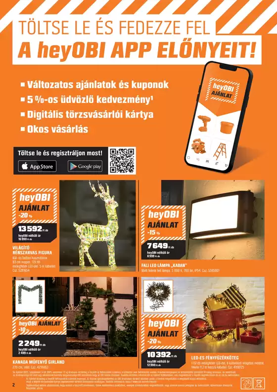 AZ ÖN KARÁCSONYA. AZ OBI-VAL ÉLETRE KEL.