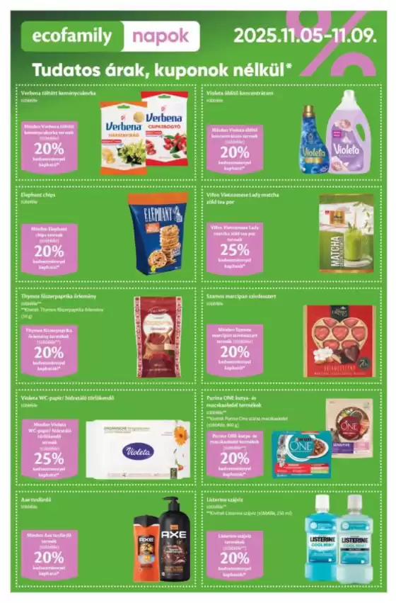 Ecofamily city akciós újság