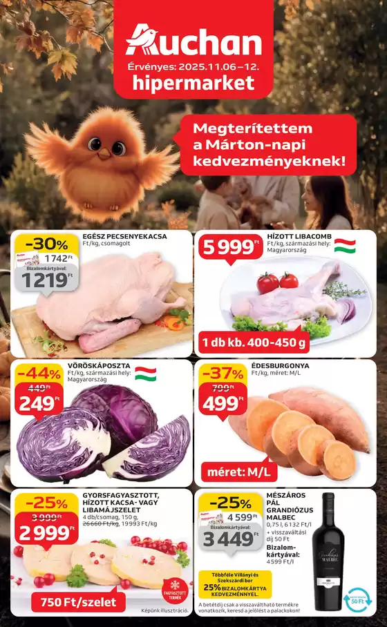 Auchan katalógus, Budaörs | Auchan akciós | 2025-11-03T00:00:00.000Z - 2025-11-12T00:00:00.000Z