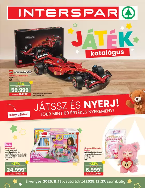 Spar katalógus, Bonyhád | Új ajánlatok felfedezésre | 2025-11-13T00:00:00.000Z - 2025-12-27T00:00:00.000Z