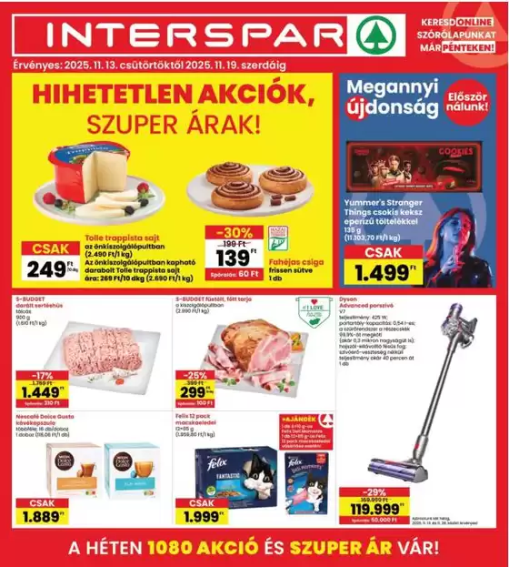 Interspar katalógus, Bonyhád | Különleges ajánlatok Önnek | 2025-11-13T00:00:00.000Z - 2025-11-19T00:00:00.000Z