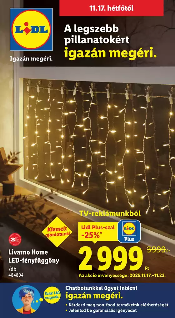 Lidl katalógus, Bonyhád | Nonfood kínálatunk - 46. hét | 2025-11-13T00:00:00.000Z - 2025-11-19T00:00:00.000Z