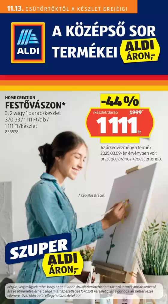 Aldi katalógus, Vác | Ajánlatok kedvezményvadászoknak | 2025-11-13T00:00:00.000Z - 2025-11-13T00:00:00.000Z