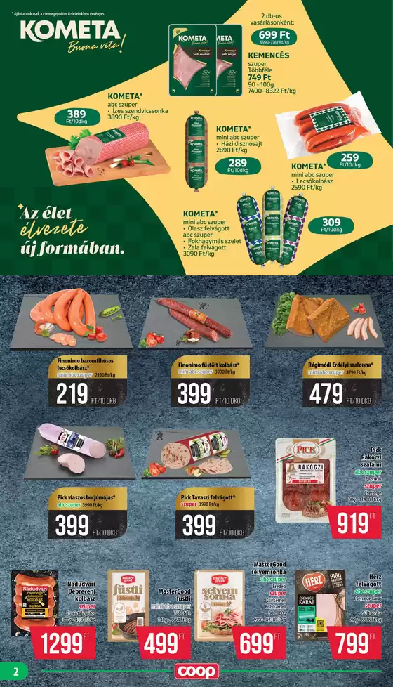 Coop regionális szórólap november 3. hét - Mecsek