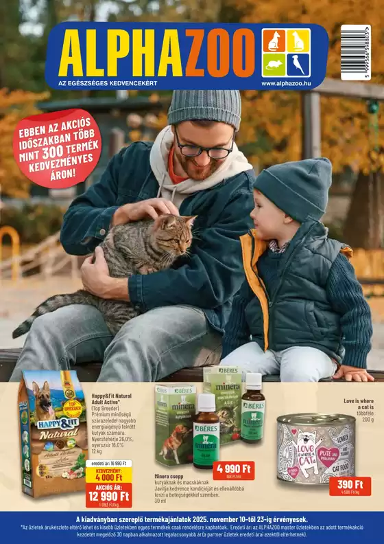 Alpha Zoo katalógus, Gyöngyös | Alpha Zoo akciós | 2025-11-10T00:00:00.000Z - 2025-11-23T00:00:00.000Z