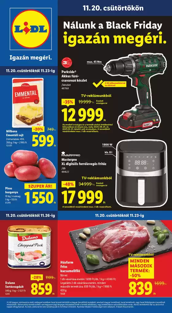 Lidl katalógus, Dunaújváros | Akciós újság – 47. hét | 2025-11-20T00:00:00.000Z - 2025-11-26T00:00:00.000Z