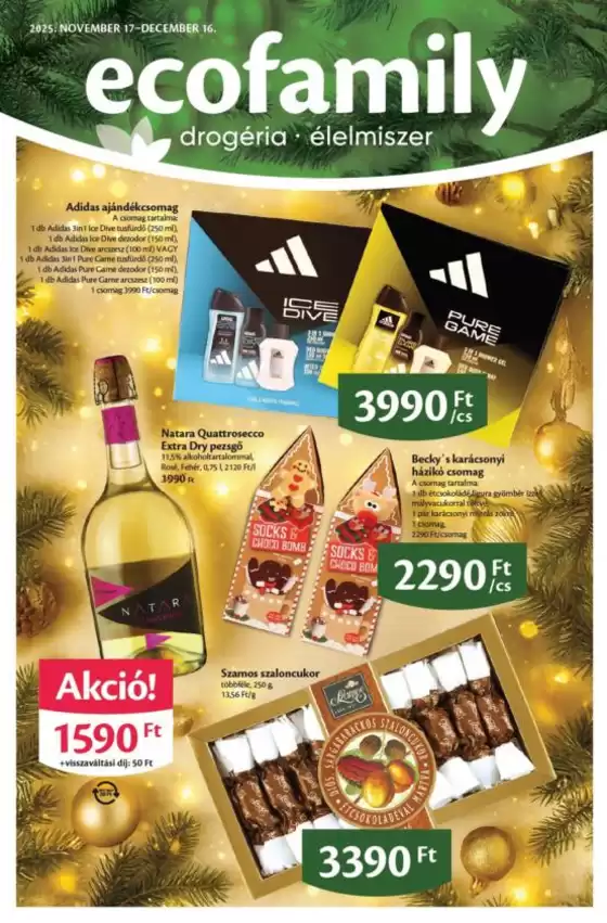 Eco Family katalógus, Újszász | Ecofamily Online akciós újság 2025. november | 2025-11-17T00:00:00.000Z - 2025-12-16T00:00:00.000Z