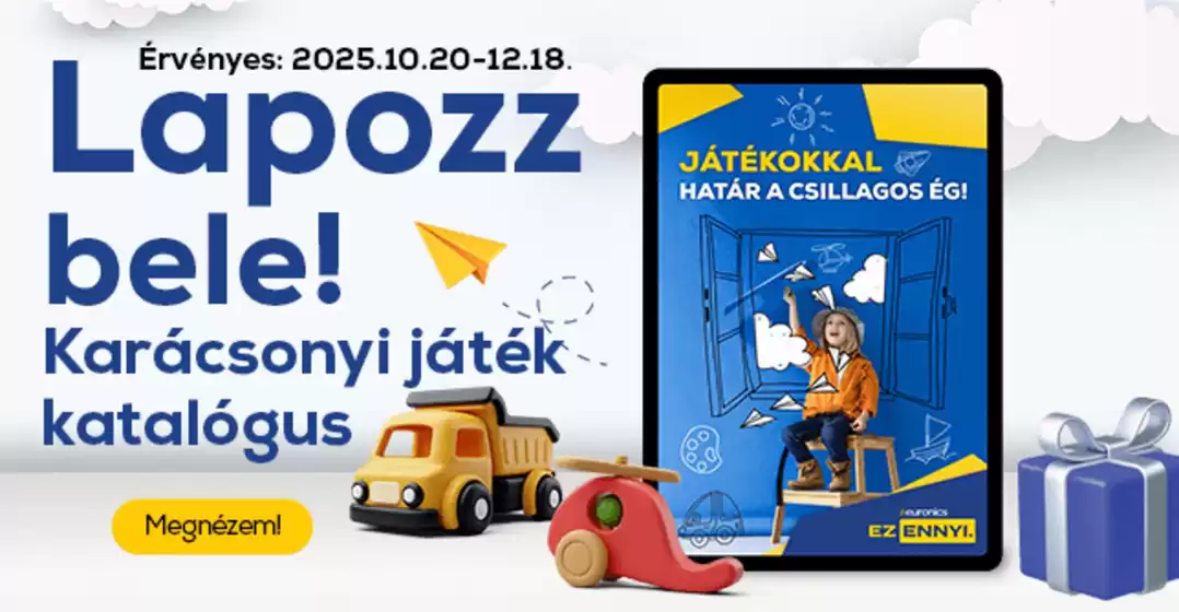 Euronics katalógus | Exkluzív ajánlatok és akciók | 2025-10-20T00:00:00.000Z - 2025-12-18T00:00:00.000Z