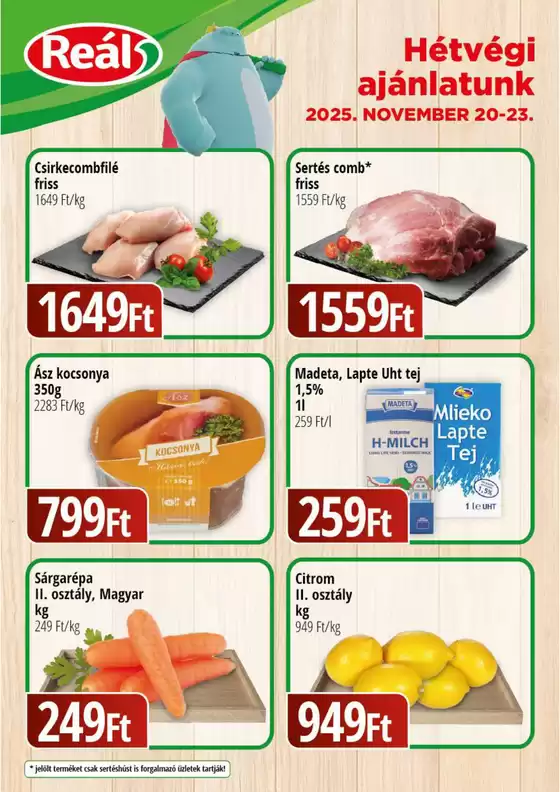 Real katalógus, Győr | Bevásárló hétvége Kelet-Alfi-Ker | 2025-11-20T00:00:00.000Z - 2025-11-23T00:00:00.000Z