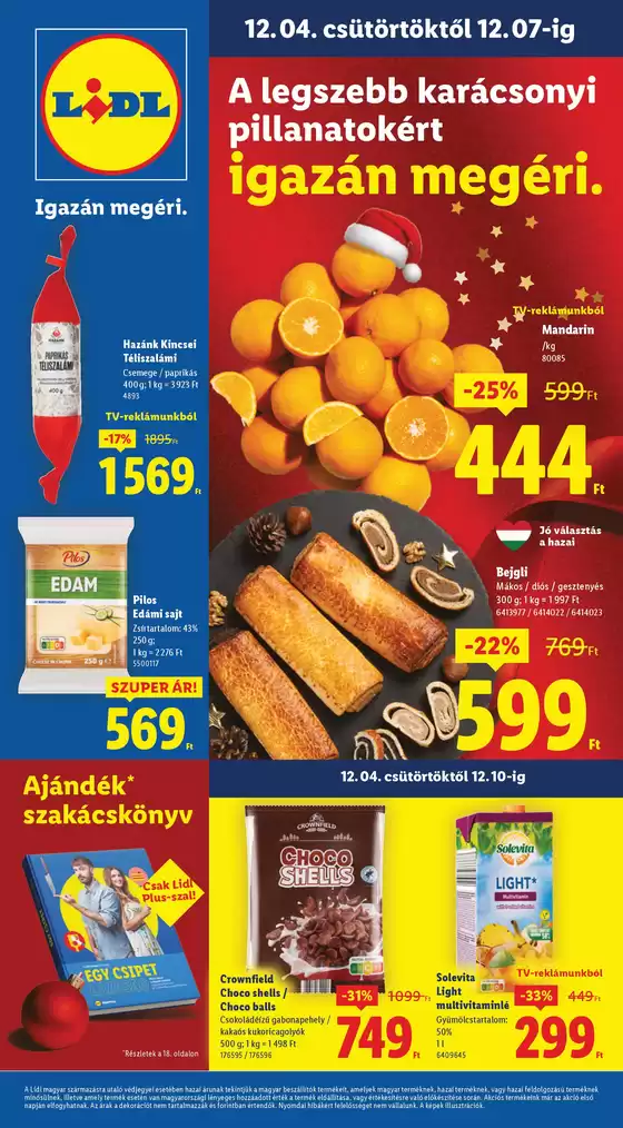 Lidl katalógus, Pápa | Akciós újság – 49. hét | 2025-12-04T00:00:00.000Z - 2025-12-10T00:00:00.000Z