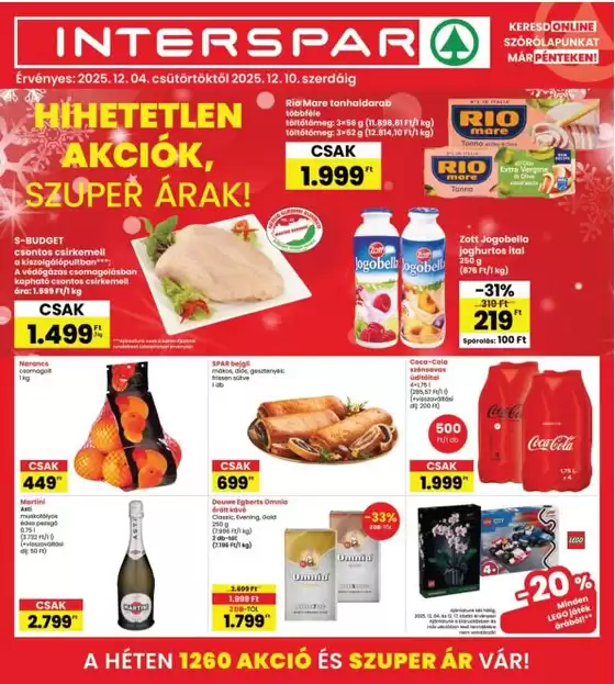 Interspar katalógus, Győr | INTERSPAR | 2025-12-04T00:00:00.000Z - 2025-12-10T00:00:00.000Z