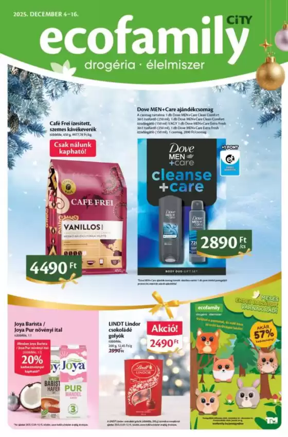 Eco Family katalógus, Szerencs | Ecofamily city Akciós Újság | 2025-12-04T00:00:00.000Z - 2025-12-16T00:00:00.000Z