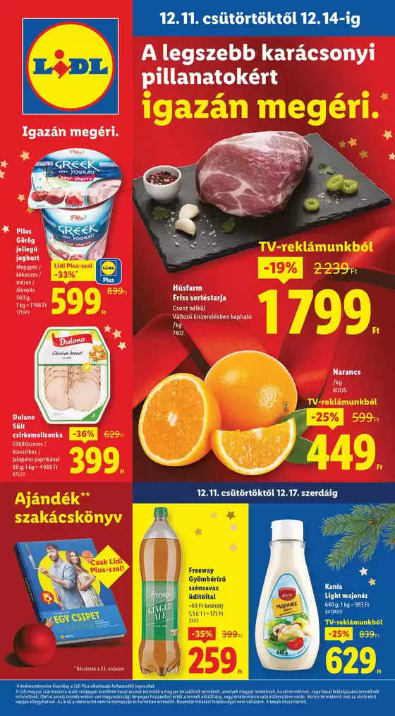 Lidl katalógus, Budaörs | Akciós újság – 50. hét | 2025-12-11T00:00:00.000Z - 2025-12-17T00:00:00.000Z