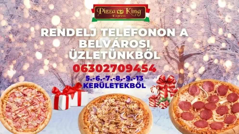 Pizza King katalógus | Nagyszerű ajánlat a kedvezményvadászoknak | 2025-12-14T00:00:00.000Z - 2025-12-28T00:00:00.000Z