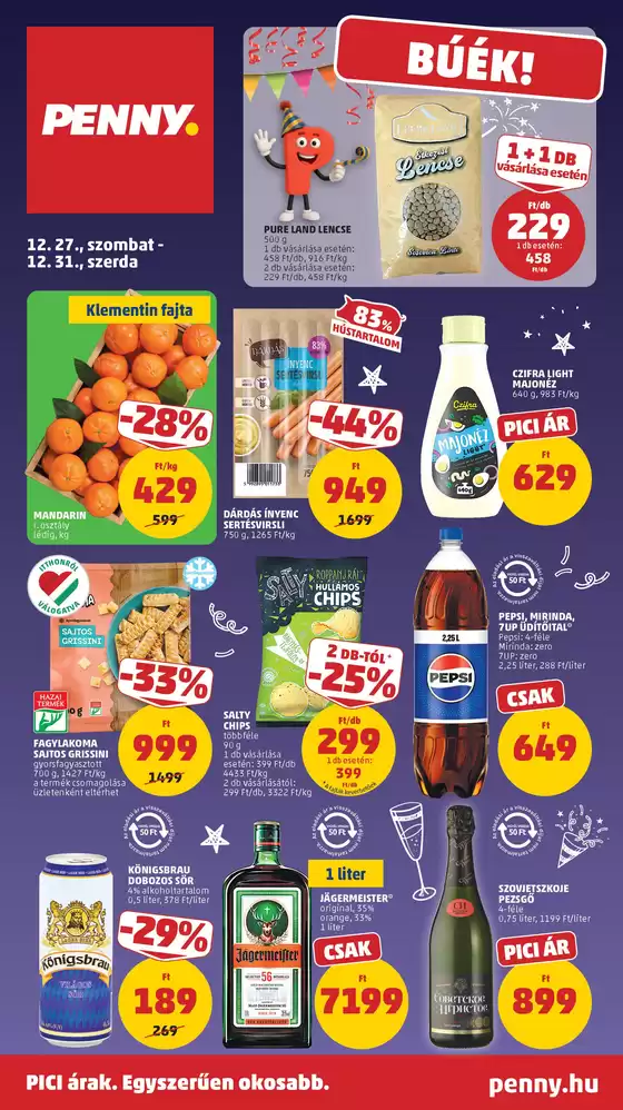Penny Market katalógus, Szigetvár | A legjobb akcióink | 2025-12-27T00:00:00.000Z - 2025-12-31T00:00:00.000Z