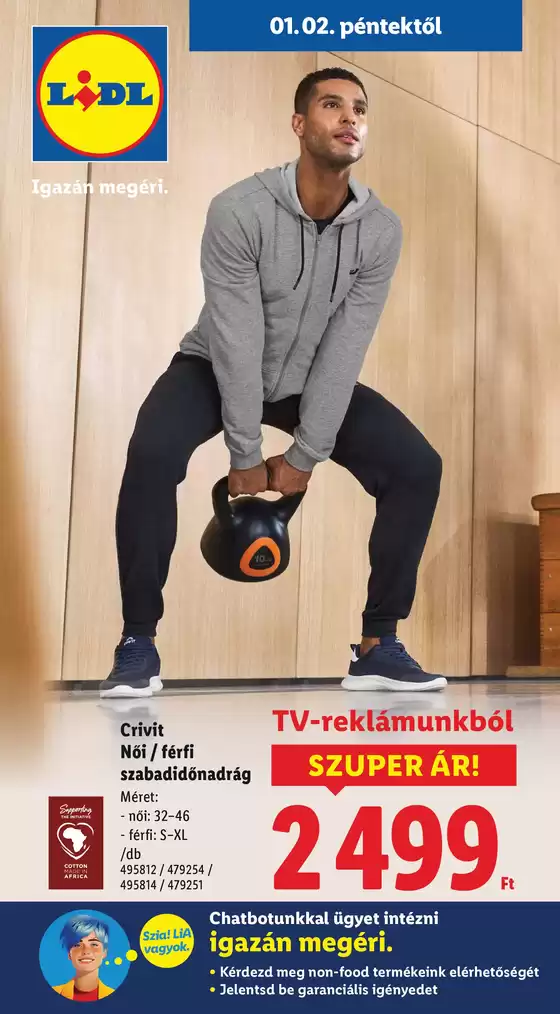 Lidl katalógus, Nádudvar | Nonfood kínálatunk - 1. hét | 2026-01-01T00:00:00.000Z - 2026-01-07T00:00:00.000Z