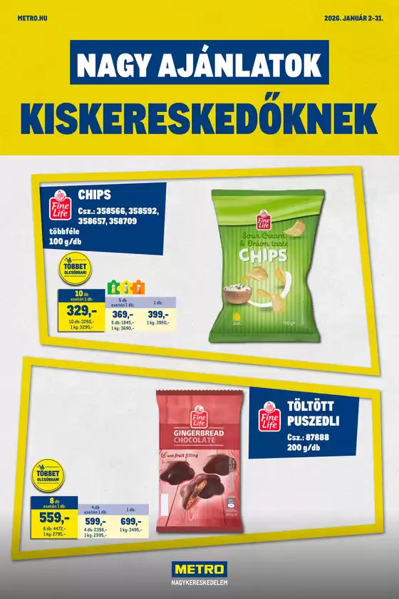 Metro katalógus | Nagy Ajánlatok Kiskereskedőknek 2026/01 | 2026-01-02T00:00:00.000Z - 2026-01-31T00:00:00.000Z