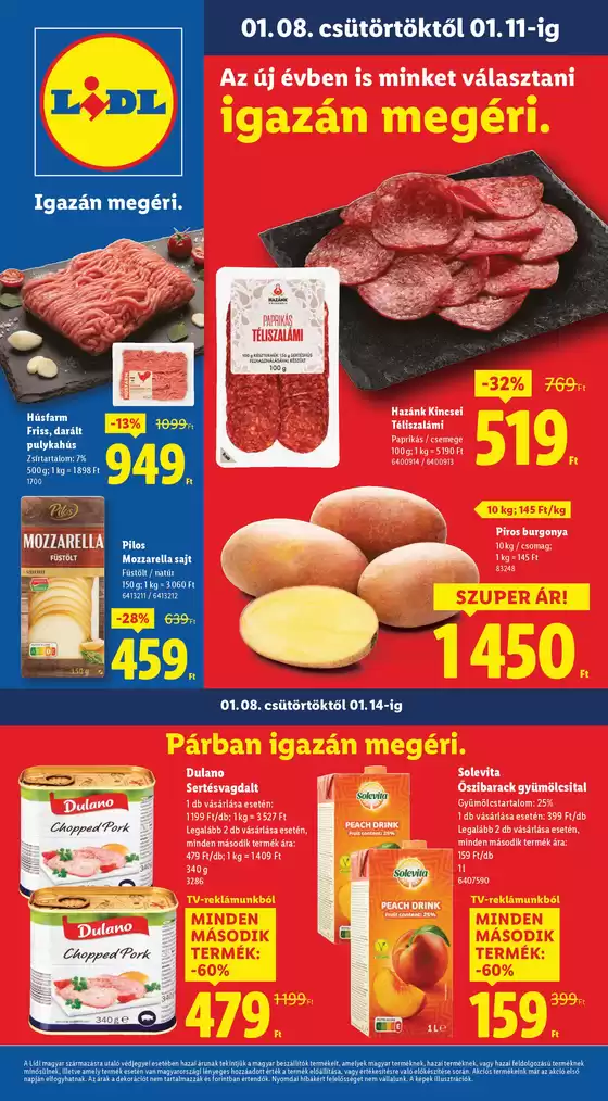 Lidl katalógus, Budapest | Akciós újság – 02. hét | 2026-01-08T00:00:00.000Z - 2026-01-14T00:00:00.000Z