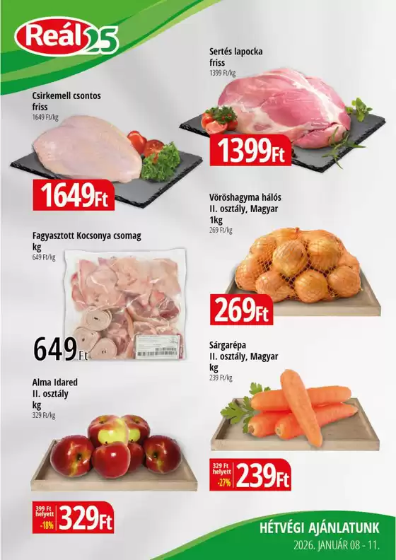 Real katalógus, Szekszárd | Bevásárló hétvége Pest | 2026-01-08T00:00:00.000Z - 2026-01-11T00:00:00.000Z