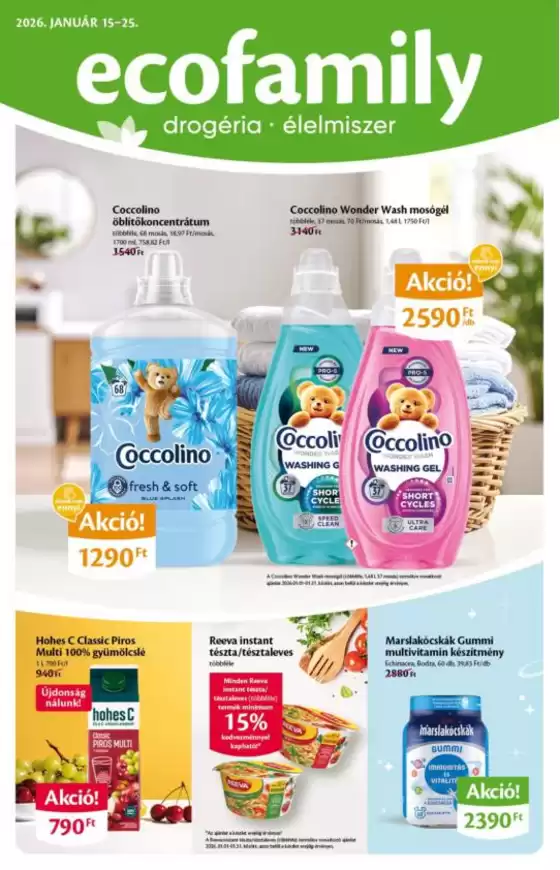 Eco Family katalógus, Füzesabony | Eco Family akciós | 2026-01-15T00:00:00.000Z - 2026-01-25T00:00:00.000Z