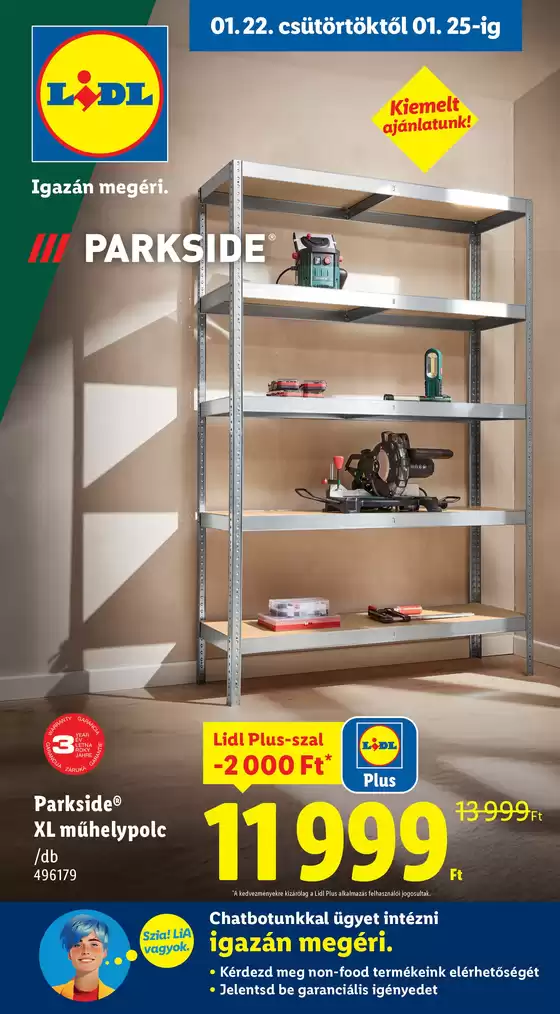 Lidl katalógus, Törökbálint | Nonfood kínálatunk - 04. hét | 2026-01-22T00:00:00.000Z - 2026-01-28T00:00:00.000Z