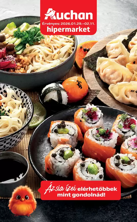 Auchan katalógus, Jászárokszállás | Aktuális ajánlatok és akciók | 2026-01-26T00:00:00.000Z - 2026-02-11T00:00:00.000Z