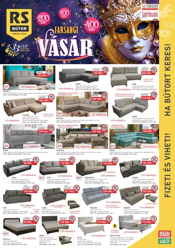 RS Bútor katalógus, Balatonalmádi | Brochure | 2026-01-30T00:00:00.000Z - 2026-02-26T00:00:00.000Z
