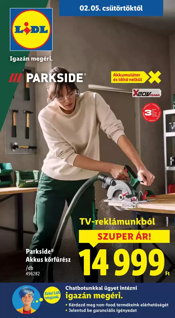 Lidl katalógus, Mezőkövesd | Nonfood kínálatunk - 06. hét | 2026-02-05T00:00:00.000Z - 2026-02-11T00:00:00.000Z