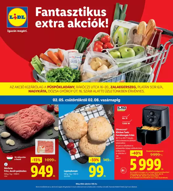 Lidl katalógus, Mezőkövesd | Érvényes 02.05-től | 2026-02-05T00:00:00.000Z - 2026-02-08T00:00:00.000Z