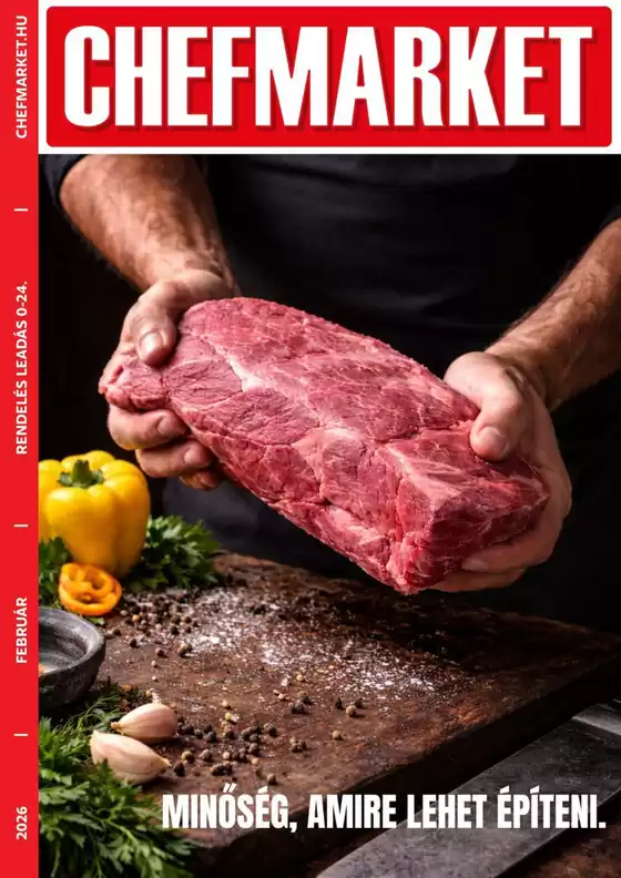 Chef Market katalógus, Kisújszállás | Chef Market akciós | 2026-02-01T00:00:00.000Z - 2026-02-28T00:00:00.000Z