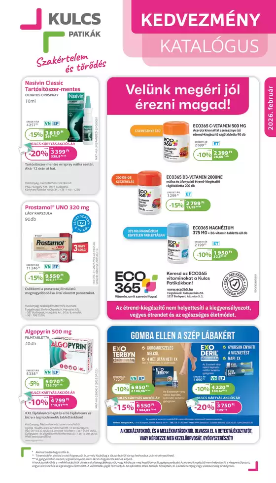 Kulcs Patikak katalógus, Debrecen | Kulcs Patikak akciós | 2026-02-01T00:00:00.000Z - 2026-02-28T00:00:00.000Z