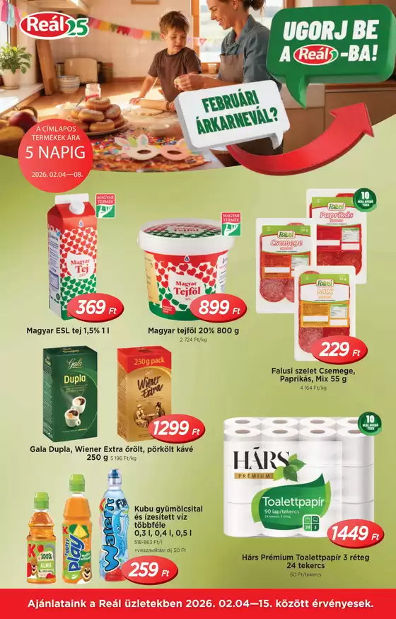Real katalógus, Újfehértó | Országos Ajánlatok | 2026-02-04T00:00:00.000Z - 2026-02-15T00:00:00.000Z