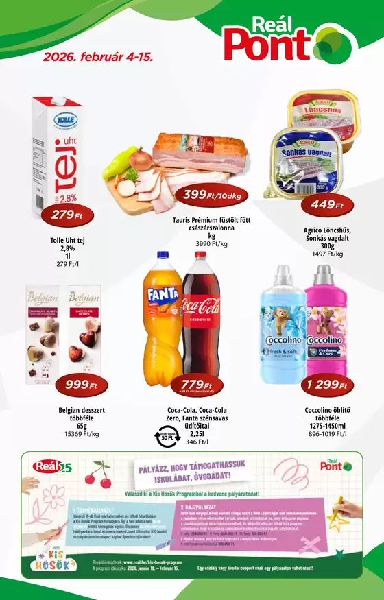 Real katalógus, Újfehértó | Reál Pont Újság I. | 2026-02-04T00:00:00.000Z - 2026-02-15T00:00:00.000Z