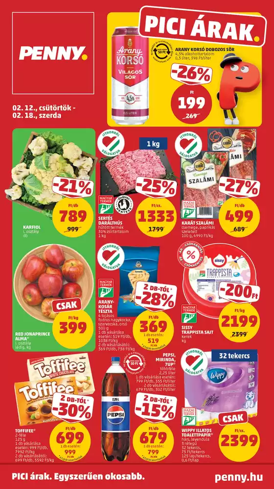 Penny Market katalógus, Harkány | A legjobb ajánlataink Önnek | 2026-02-12T00:00:00.000Z - 2026-02-18T00:00:00.000Z