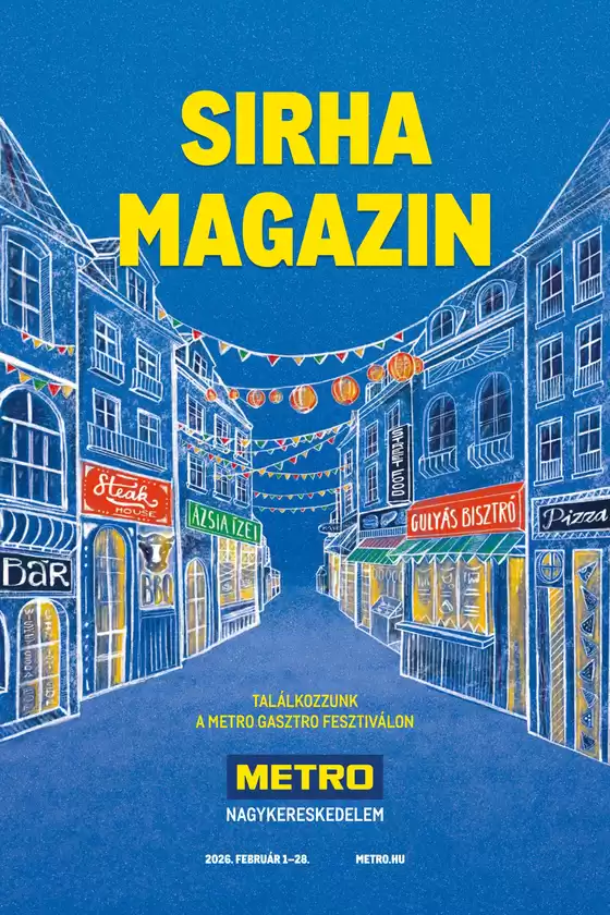 Metro katalógus, Szigetszentmiklós | Sirha magazin 202602 | 2026-02-01T00:00:00.000Z - 2026-02-28T00:00:00.000Z