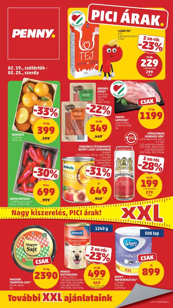 Penny Market katalógus, Szigetszentmiklós | Vonzó különleges ajánlatok mindenki számára | 2026-02-19T00:00:00.000Z - 2026-02-25T00:00:00.000Z